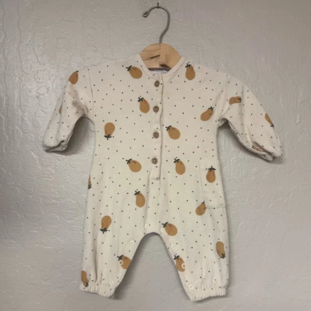 $23 ADD ON zara romper fruit gender neutral Quincy Mae 3-6M Baby Gap Mini Boden‎